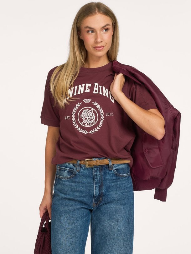 JAYLIN TEE COLLEGIATE Jaylin, katoenen T-shirt met logo