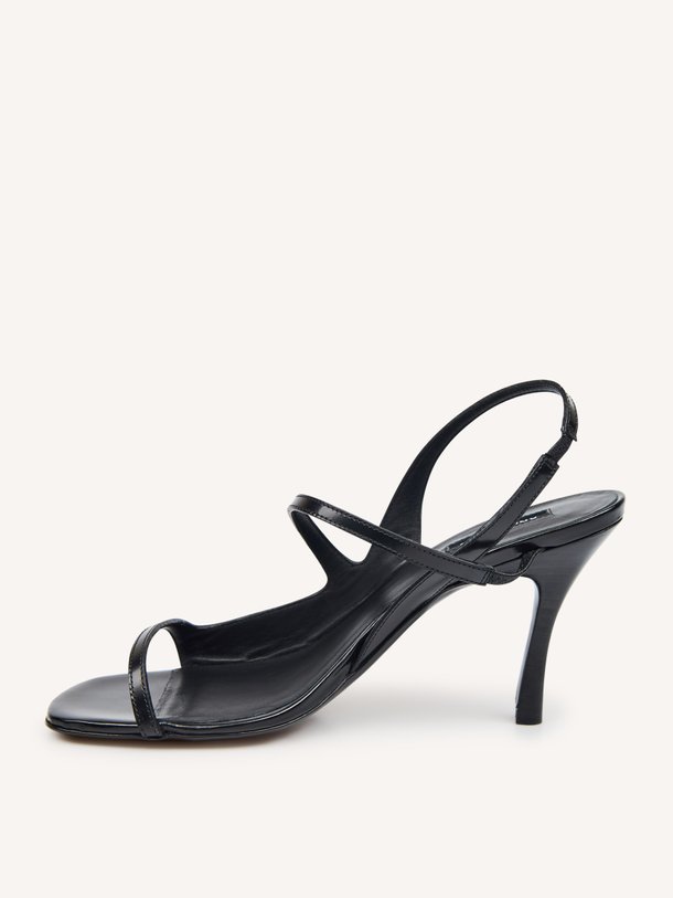 IVA SANDAL SMOOTH Iva, lederen hakken