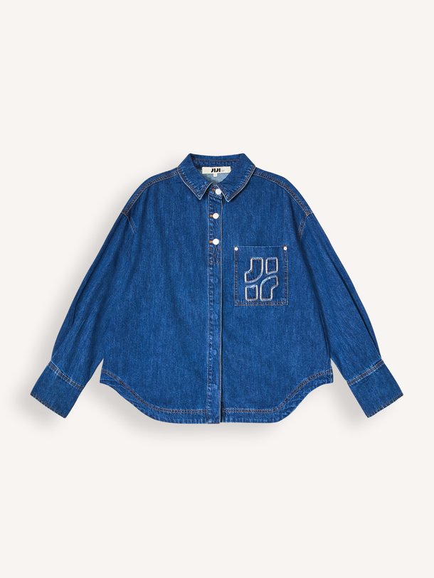 Leo, denim blouse