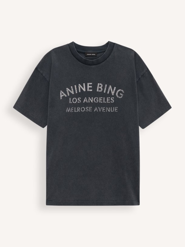 CADE TEE MELROSE STENCIL Cade, katoenen T-shirt met print
