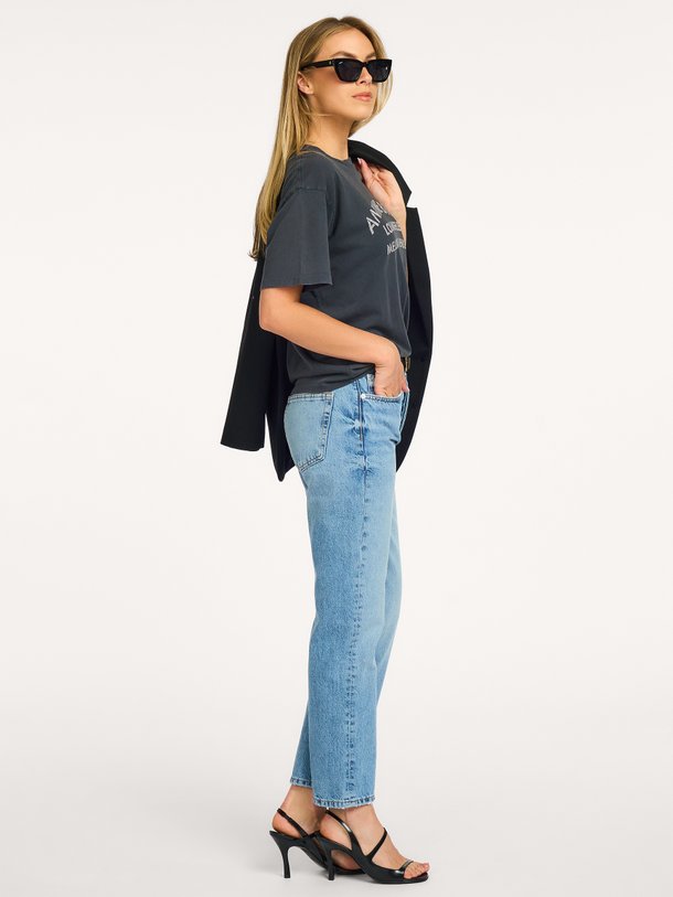 CADE TEE MELROSE STENCIL Cade, katoenen T-shirt met print