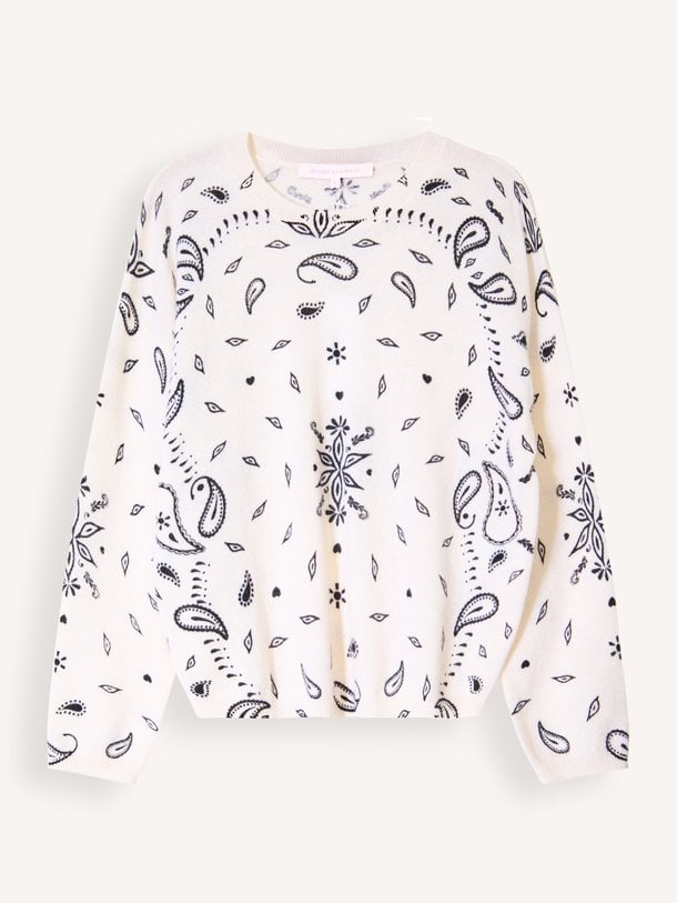 ARIANE PRINT Ariane, cashmere paisley trui