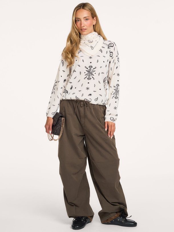ARIANE PRINT Ariane, cashmere paisley trui