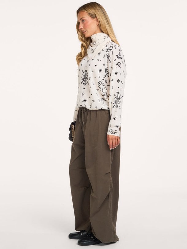 ARIANE PRINT Ariane, cashmere paisley trui
