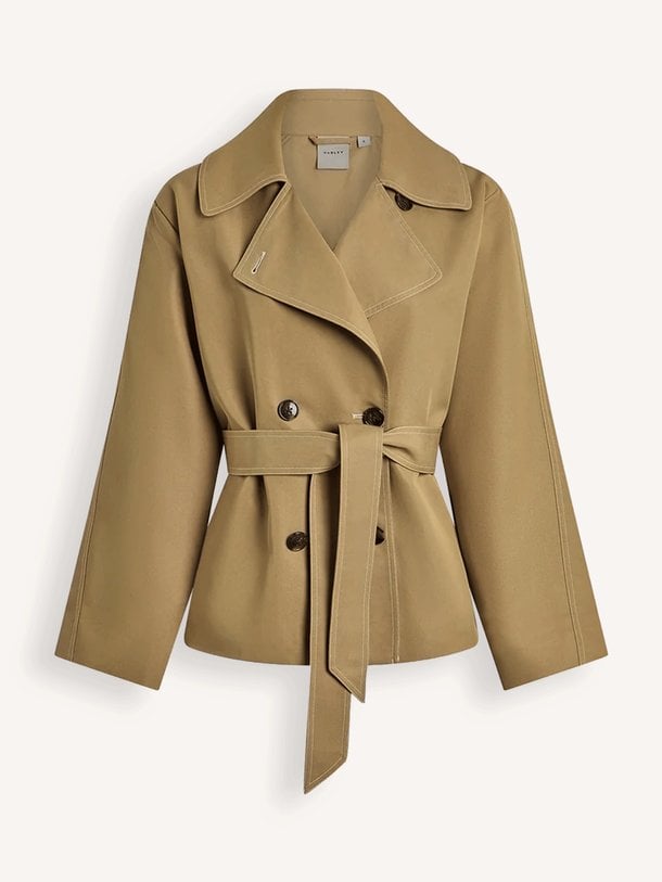 MADDOX SHORT TRENCH Maddox, lyocellmix trenchcoat