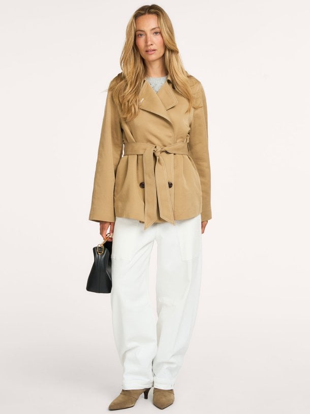 MADDOX SHORT TRENCH Maddox, lyocellmix trenchcoat