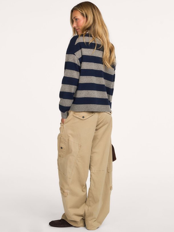 Braxton Sweater Braxton, wol/cashmeremix polo trui