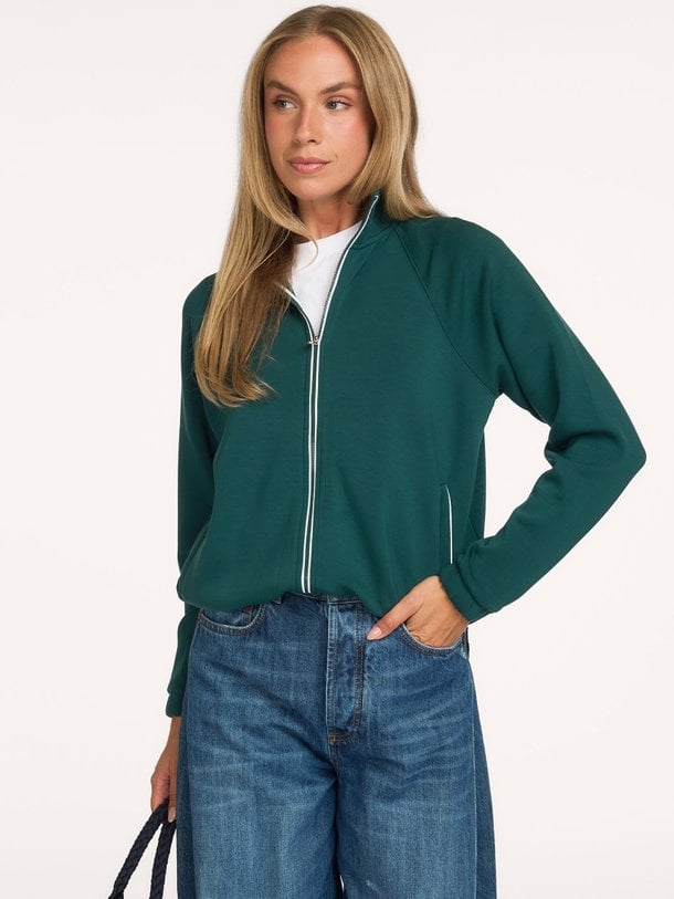 MAGDA ZIP THROUGH SWEAT Magda, modalmix vest
