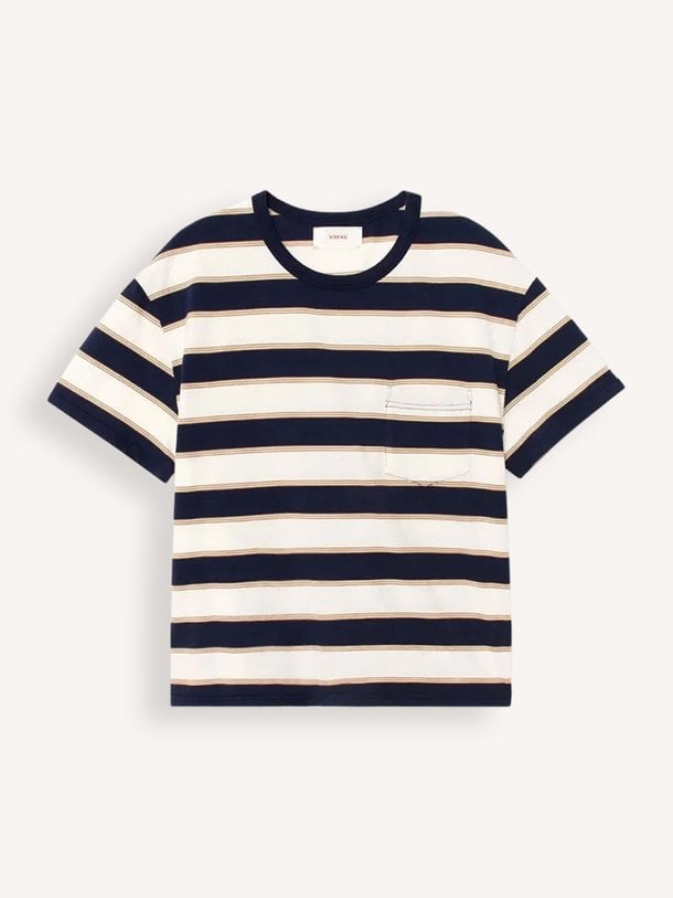 Paulina Tee Paulina, katoenen gestreept T-shirt