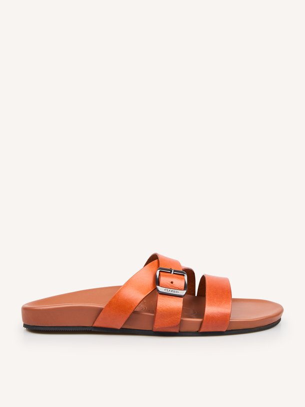 Lederen slippers