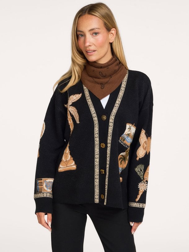 ANNABELLE PRINT Annabelle, cashmere paisley sjaal