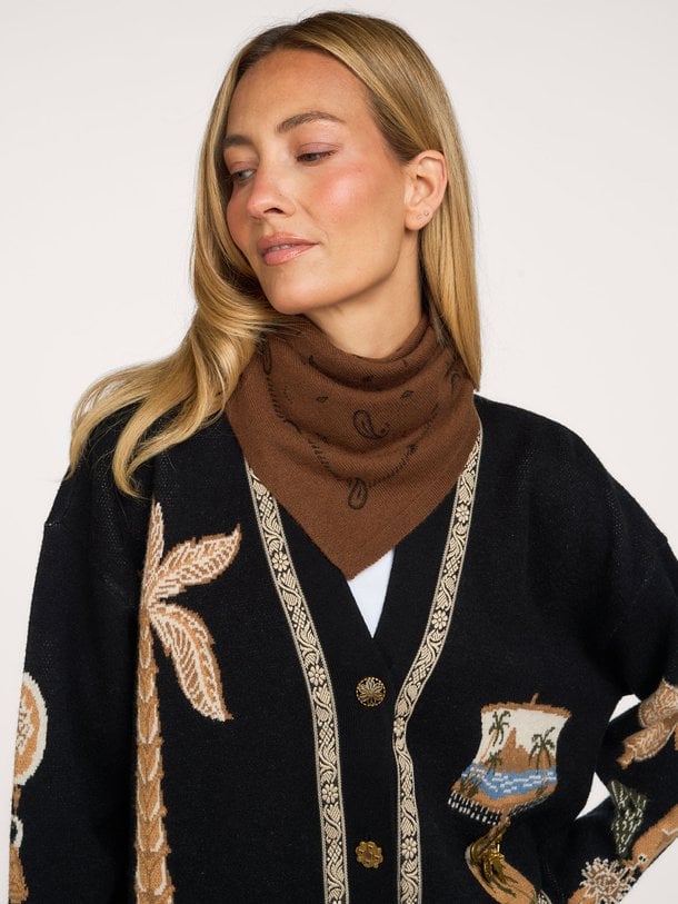 ANNABELLE PRINT Annabelle, cashmere paisley sjaal
