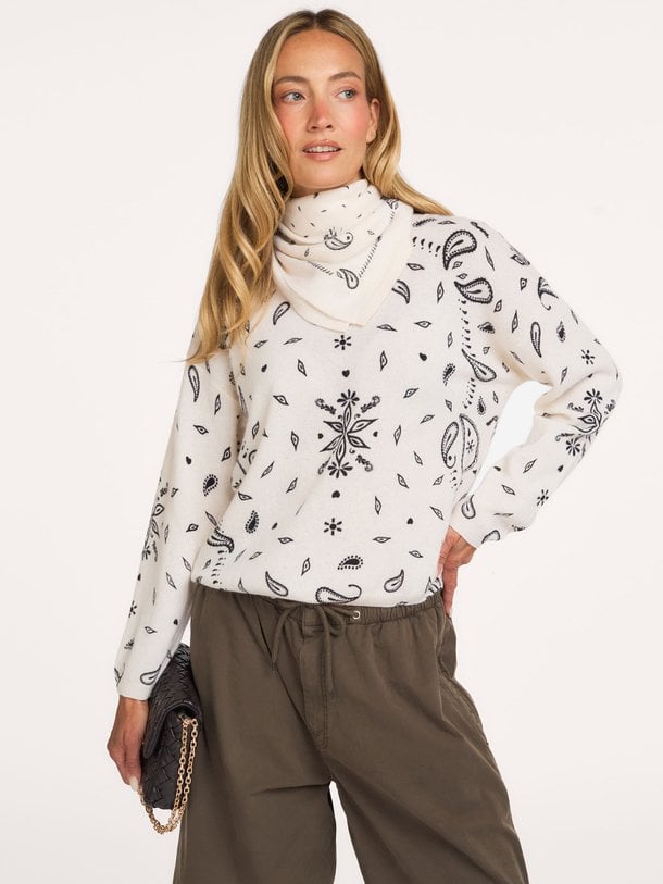 ANNABELLE PRINT Annabelle, cashmere paisley sjaal