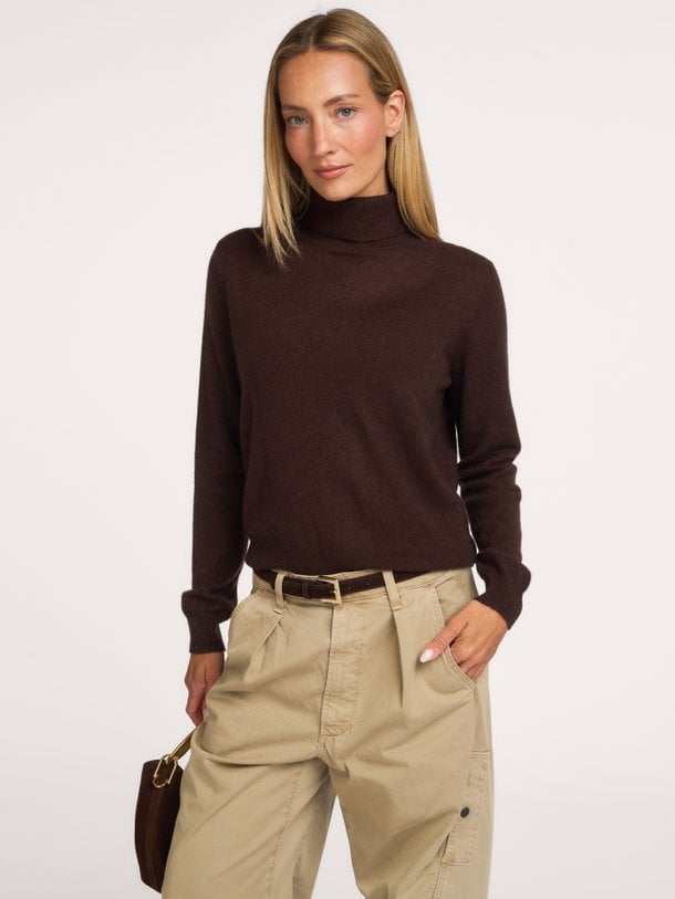 THEMYS Themys, cashmere gemêleerde coltrui