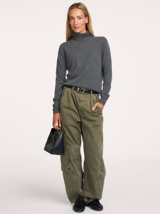 THEMYS Themys, cashmere gemêleerde coltrui