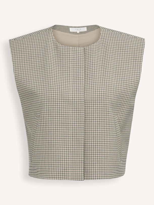 01-521008-607 Viscosemix geruit gilet