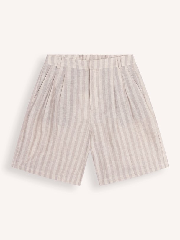 Linnen/viscosemix bermuda short