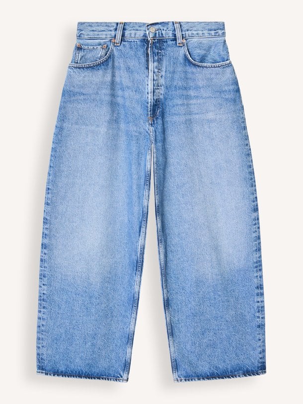 rounded baggy Rounded baggy, high waist wide fit jeans