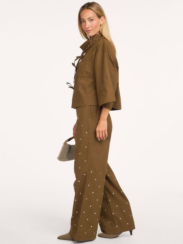 Jacket Olive Olive, organic cotton top