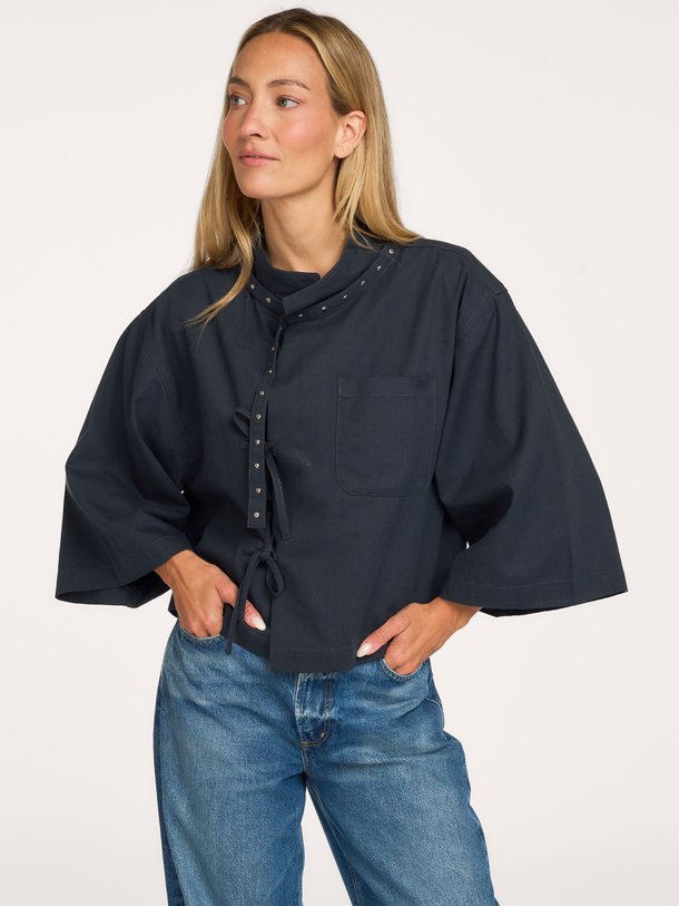 Jacket Olive Olive, organic cotton top
