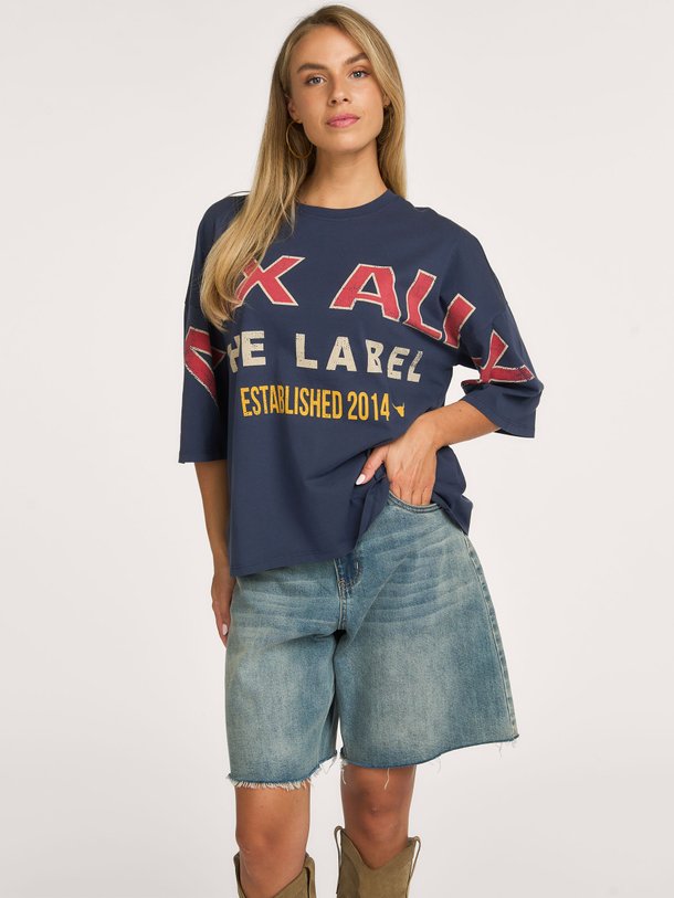 Katoenen T-shirt met print