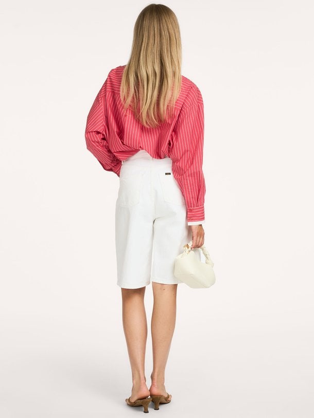 Katoenen gestreepte blouse