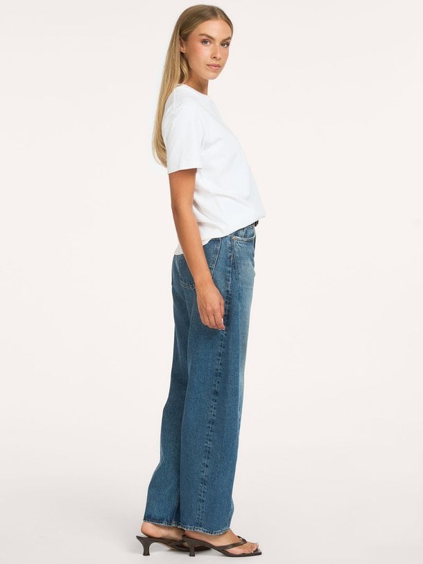 luna pieced jean Luna, high waist barrel fit jeans