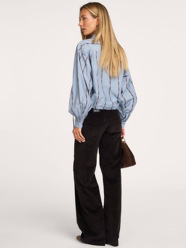 Blouse Fay Fay, katoenen gestreepte blouse