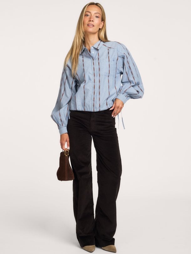 Blouse Fay Fay, katoenen gestreepte blouse