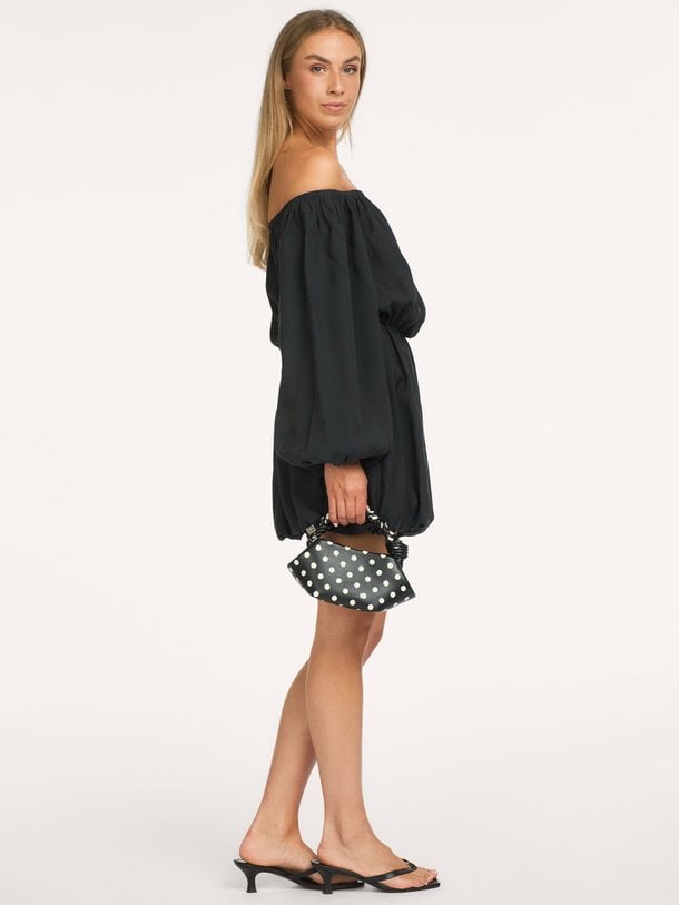 Modalmix balloon jurk