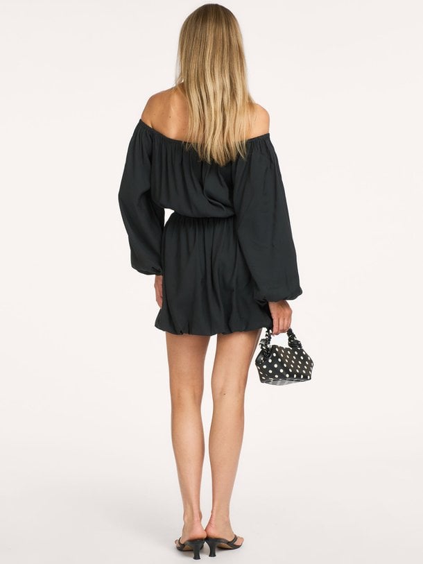 Modalmix balloon jurk