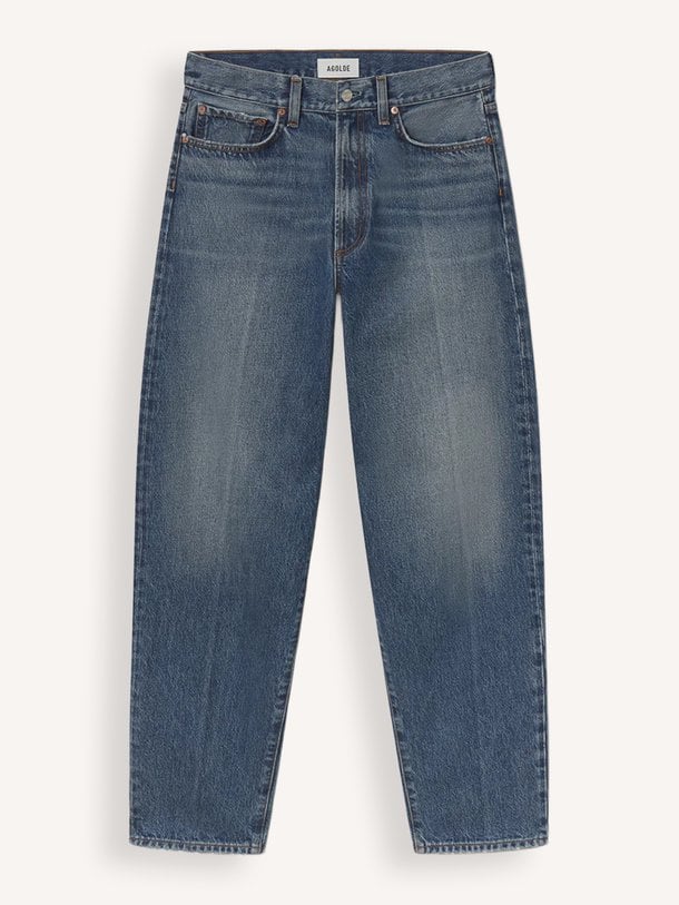 80's, high waist barrel fit jeans