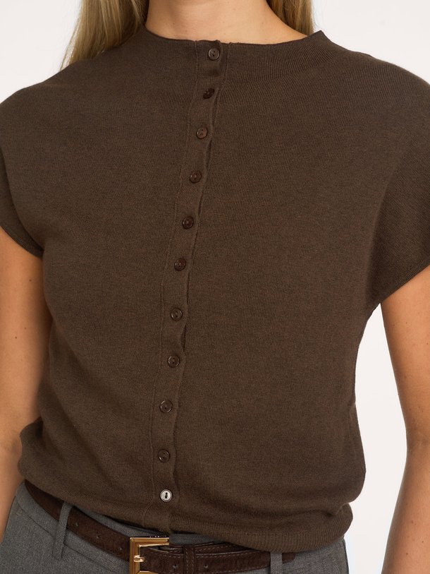 01-010163-607 Katoenmix vest