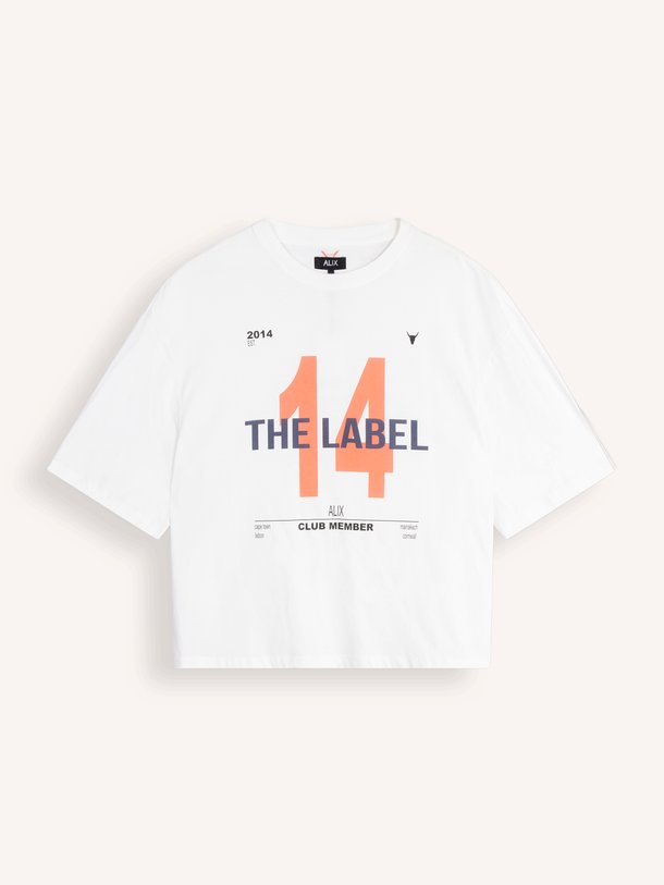 Katoenen T-shirt met print