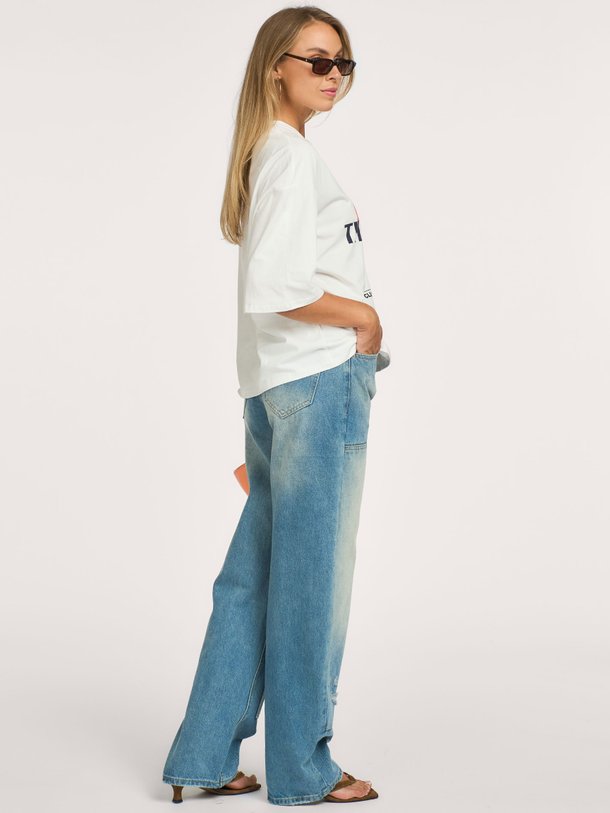 Katoenen T-shirt met print