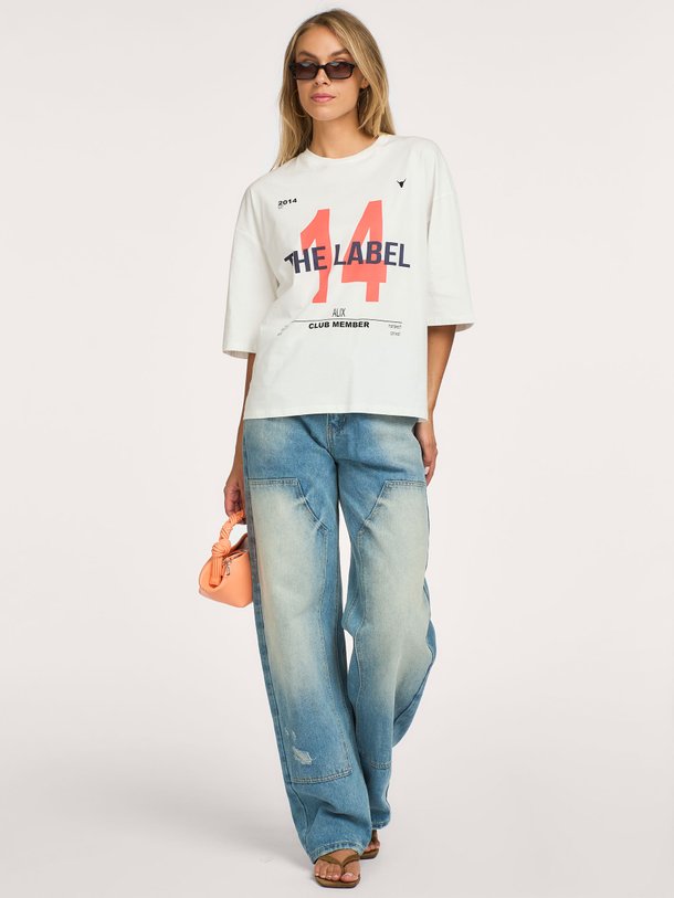 Katoenen T-shirt met print