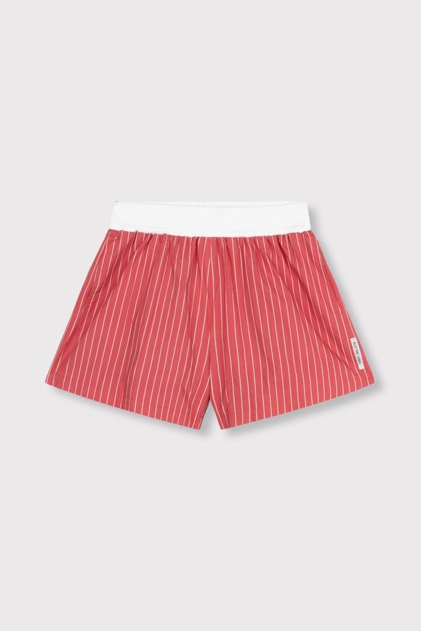 ladies woven striped shorts Katoenen gestreepte short