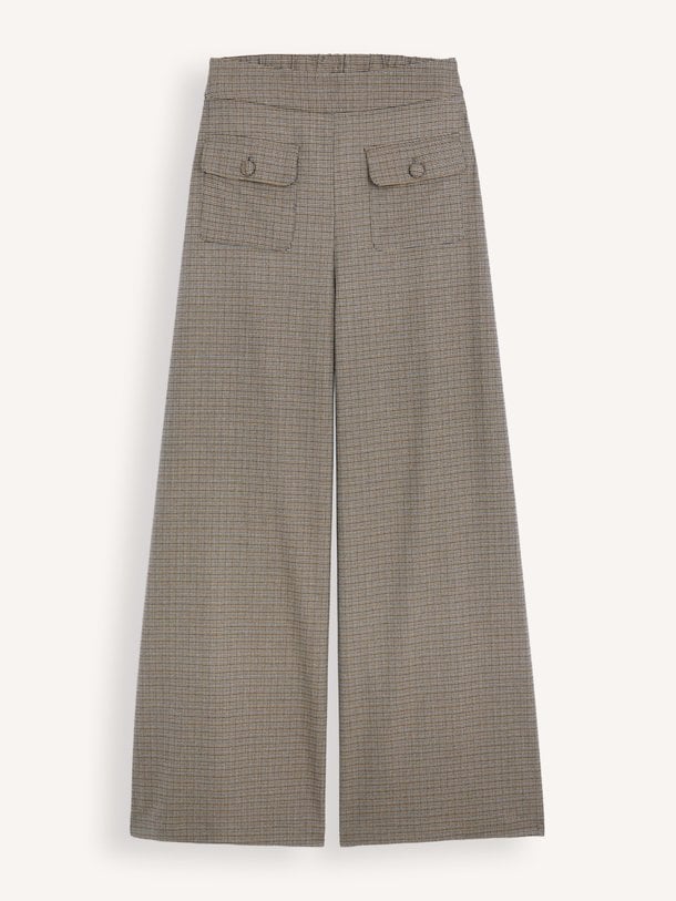 John, viscosemix pied de poule pantalon