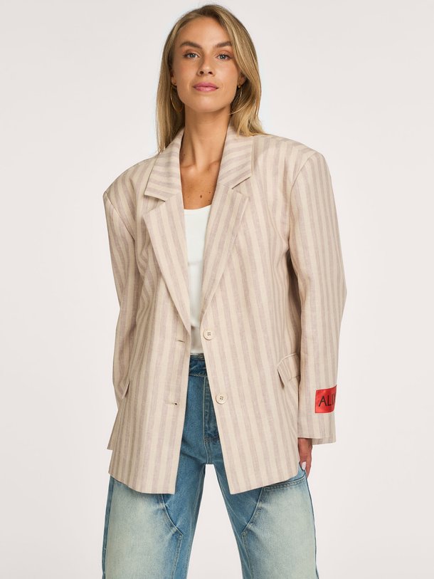 Linnen/viscosemix blazer
