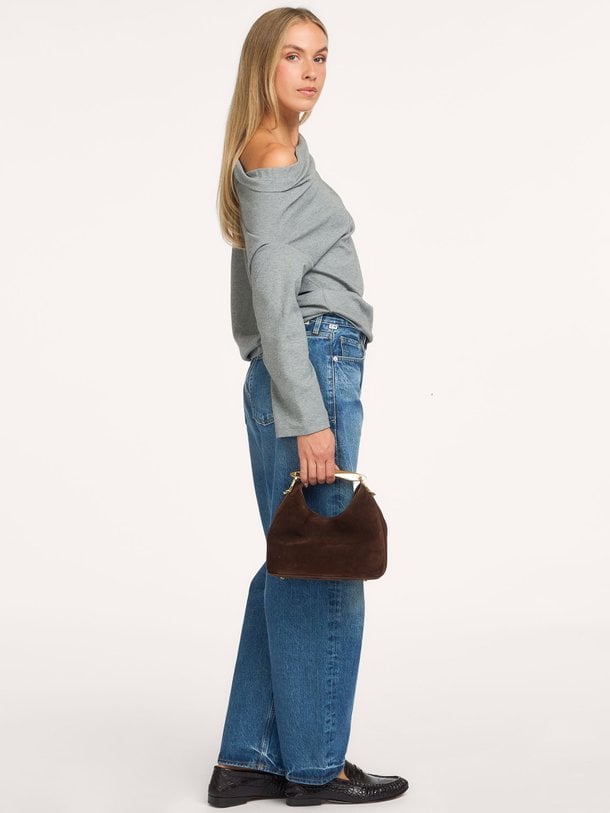 Sista, katoenmix off shoulder top
