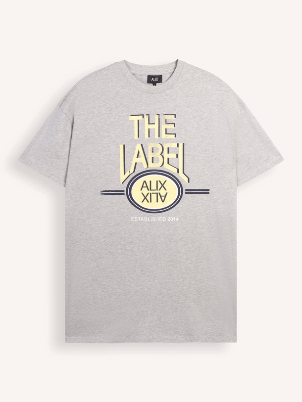 Katoenen T-shirt jurk met print