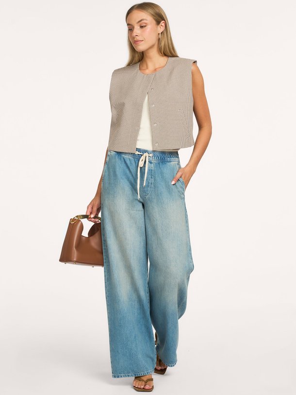 Mid waist wide fit jeans