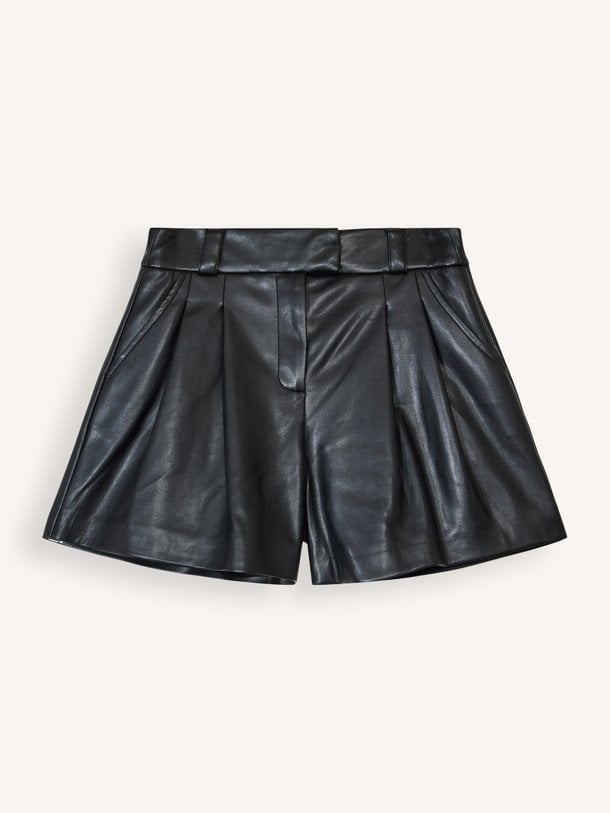 Bee, leatherlook shorts