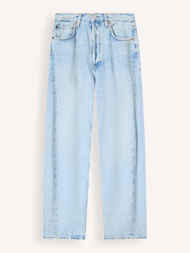 luna pieced jean Luna, high waist barrel fit jeans
