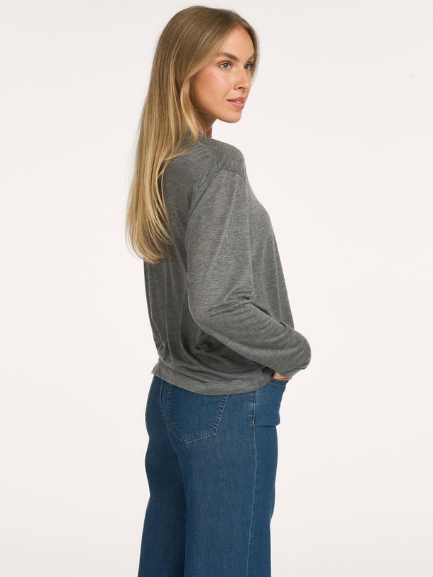 sasha tee Sasha, lyocell gemêleerde longsleeve