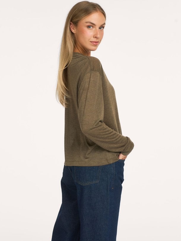sasha tee Sasha, lyocell gemêleerde longsleeve