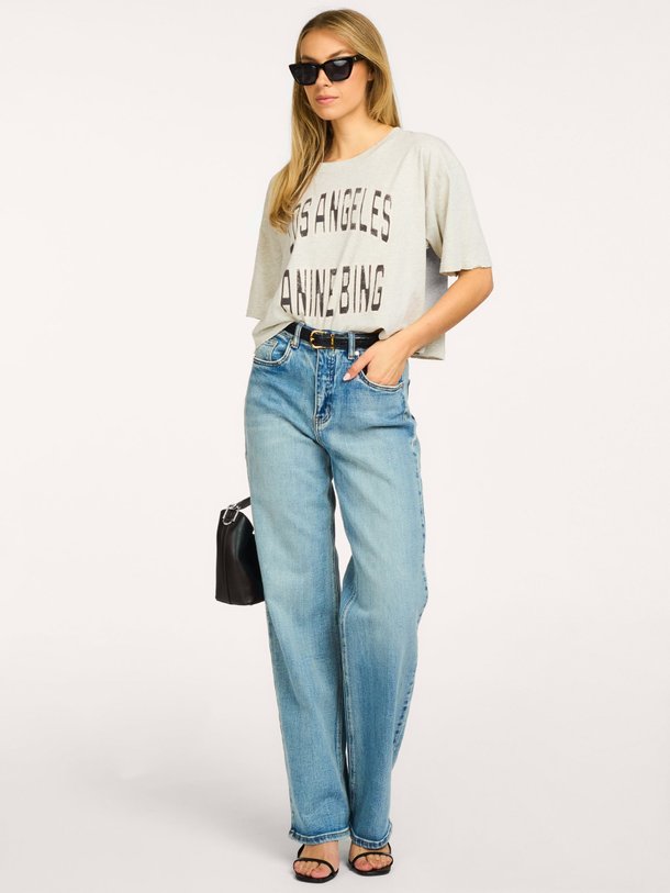 Johnny, katoenen cropped T-shirt