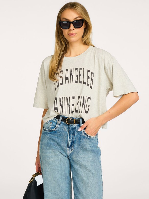Johnny, katoenen cropped T-shirt