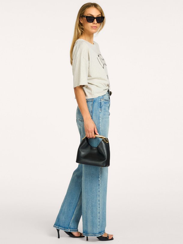 Johnny, katoenen cropped T-shirt