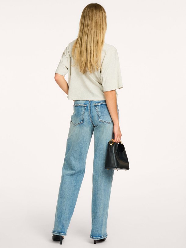 Johnny, katoenen cropped T-shirt